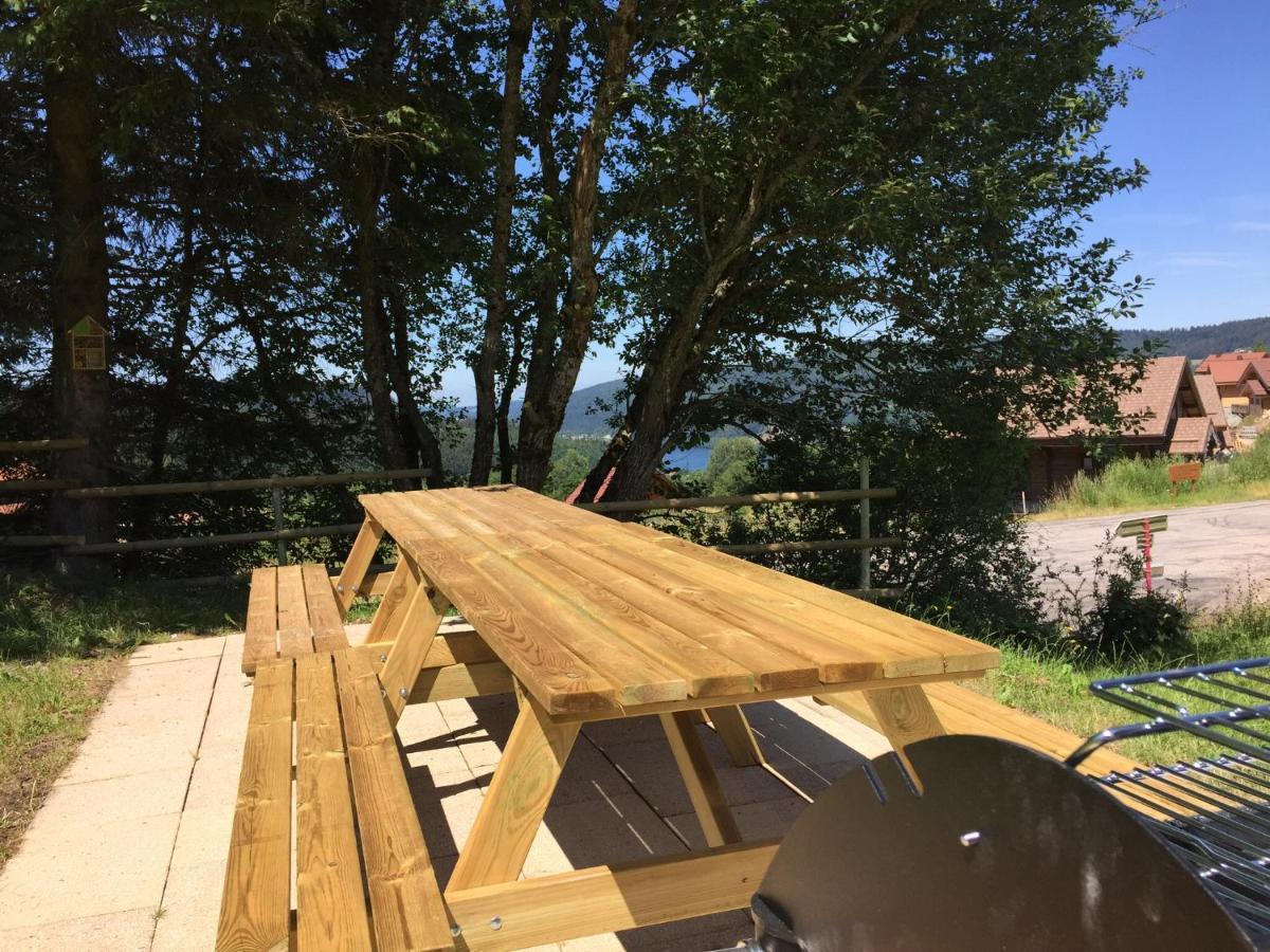 Chalet Le Flocon Bleu - Mauselaine Avec Vue Sur Le Lac De Gérardmer Exterior foto